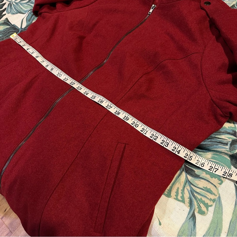 Torrid Wool Blend Zip Front Fit And Flare Coat - Picture 11 of 14